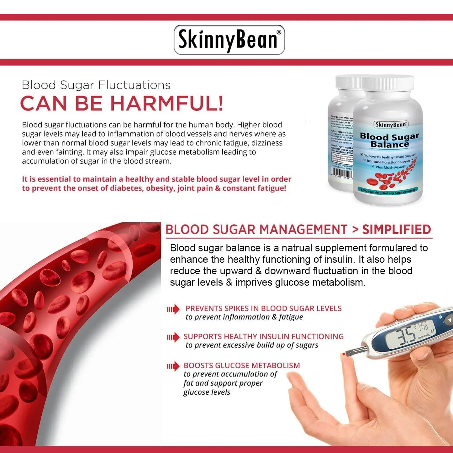 Balance blood glucose levels supplement