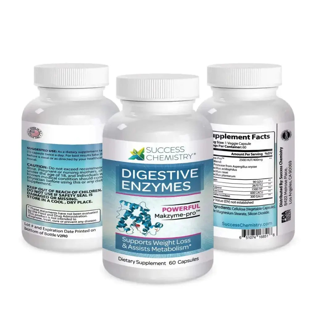 Success Chemistry Digestive Enzymes with probiotics - digestive enzymes probiotics prebiotics