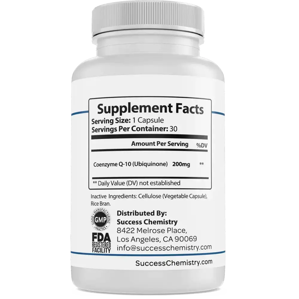 Success Chemistry COQ10 Coq10 supplement for Heart Health