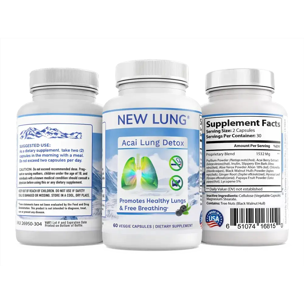 Acai Lung Cleanse Detox - Lung Health - Success Chemistry